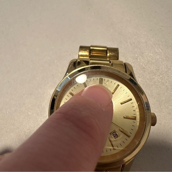 MICHAEL KORS "JET SET RUNWAY" MK5160 stainless steel GOLD COLORED WATCH - Picture 5 of 14